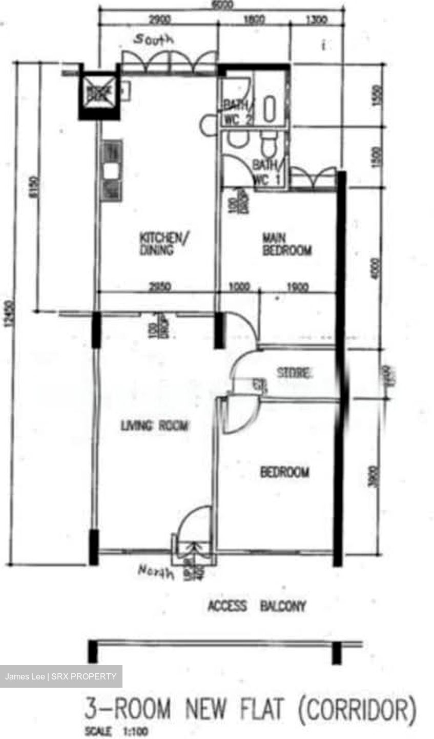 Blk 126 Ang Mo Kio Avenue 3 (Ang Mo Kio), HDB 3 Rooms #571144731